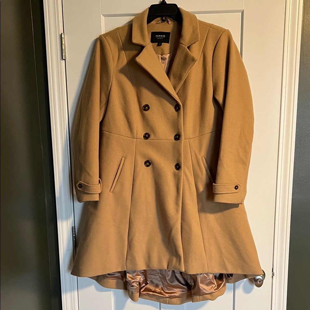 Torrid Double-Breasted Trench Coat